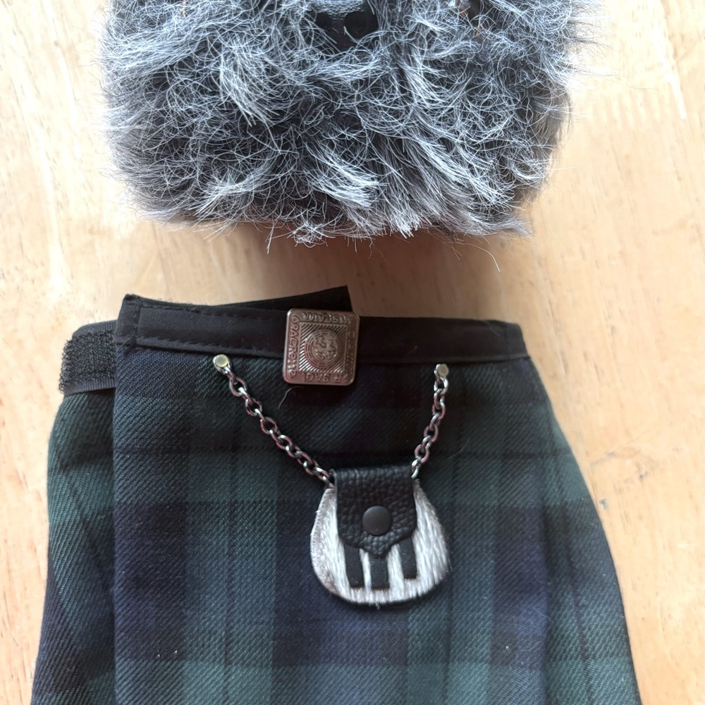 Fun “Wild Hairy Haggis” born & bred in Scotland with his own kilt & sporran!